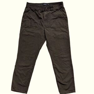 & other stories brown pants size 8 big pockets
